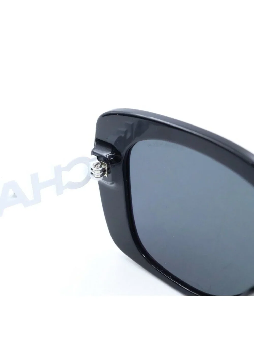 Chanel CC Logo Rhinestone Square Eyewear